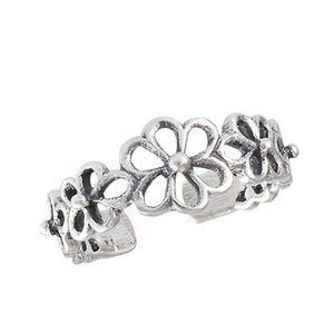 NWT- Sterling Silver (925) Flowers Toe Ring